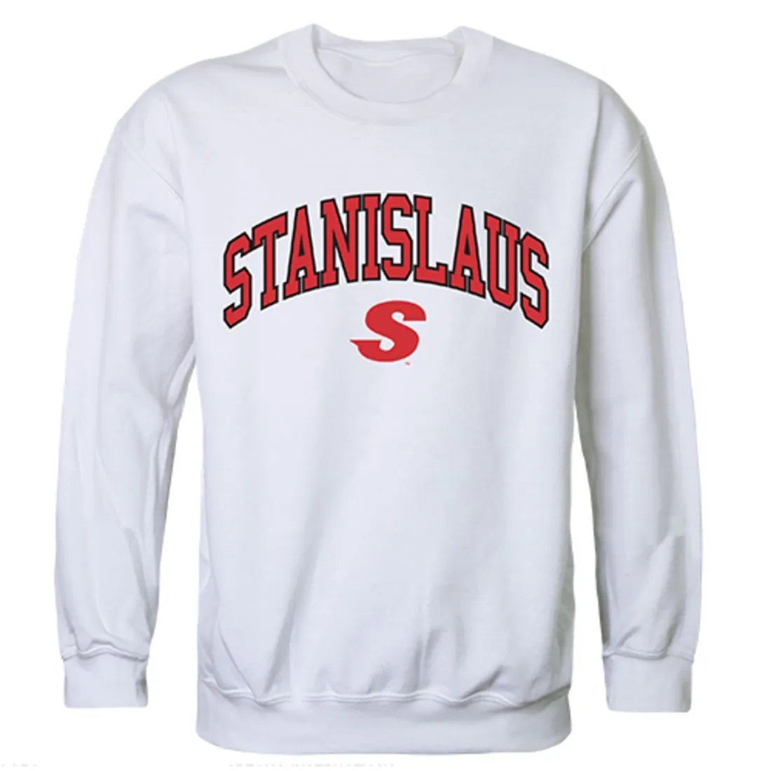 CSUSTAN California State University Stanislaus Campus Crewneck Pullover Sweatshirt Sweater White