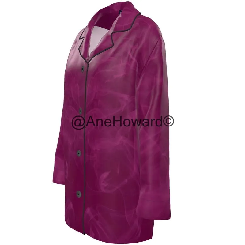 Women's Luxury Loungewear Shirt Smoky Pink